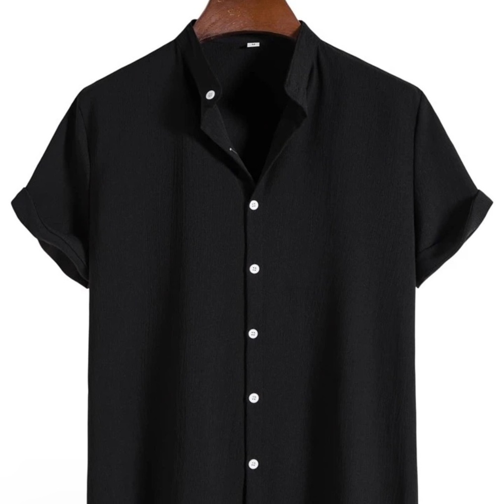 SHEIN: Black Shirt s/s: Size: Small